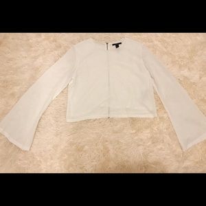 White long sleeve blouse